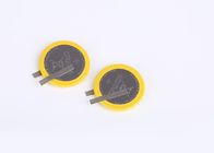 High Efficiency Lithium Coin Cell Cr2025 Button Cell With Solder Tabs 150mAh